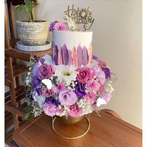 مدل کیک تولد با بادکنک 8193