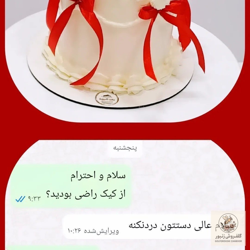 کیک تولد وینتیج | کد: ZNB-S1R