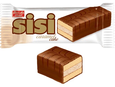 کیک روکش شکلات سی سی – باکس ۶۰ عددی