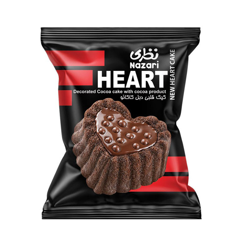 کیک قلبی دبل کاکائویی نستور نظری 48 گرمی