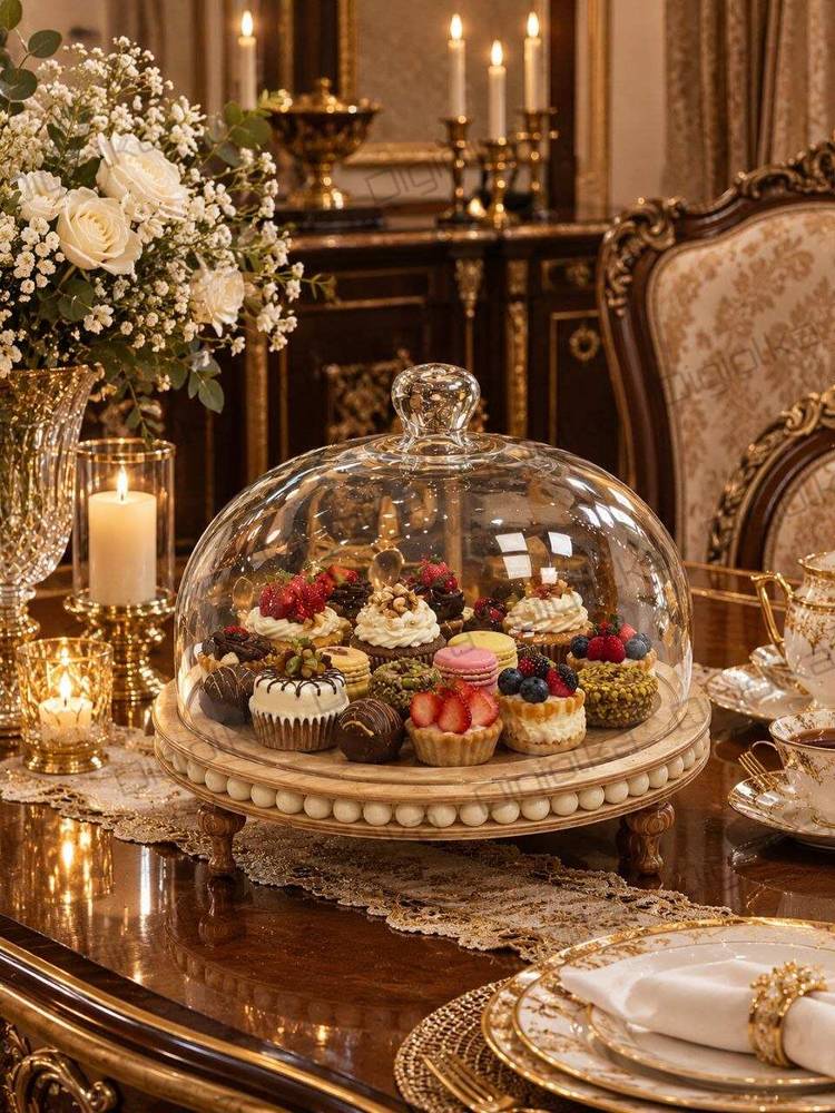 کاپ کیک خوری مهره دار چوبی
