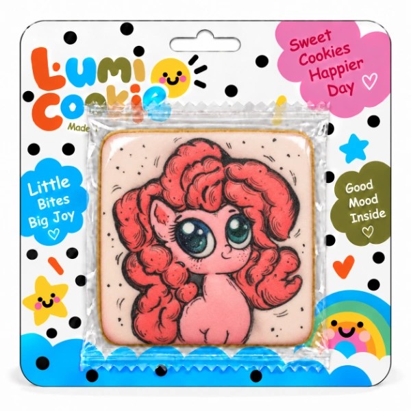 کوکی دست‌ساز لومی کوکی Lumi Cookie طرح پونی