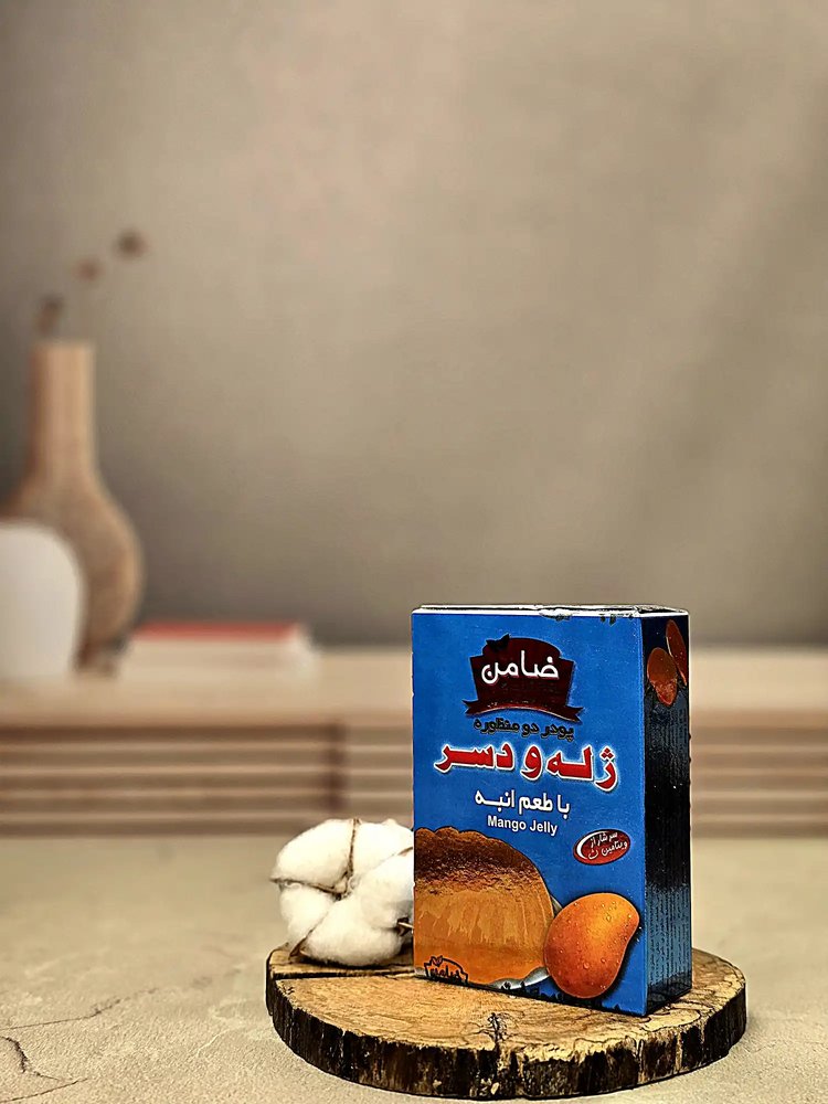 ژله دسر پاستیل انبه جعبه ضامن