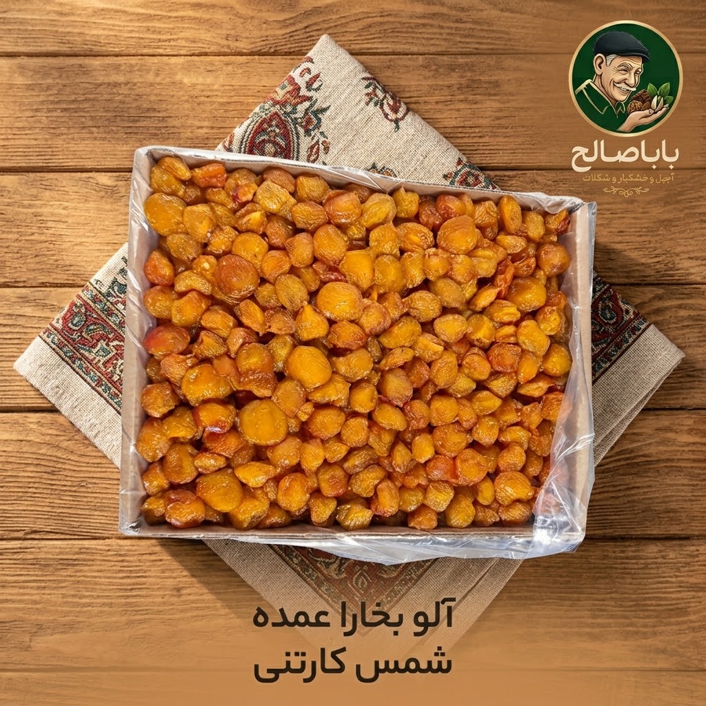 آلو بخارا عمده شمس کارتن 10 کیلو