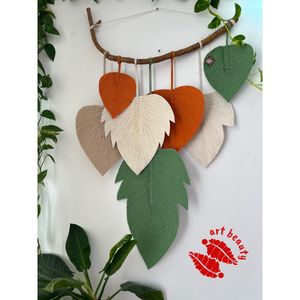 برگ انجیری مکرومه دکوراتیو طرح دردانه