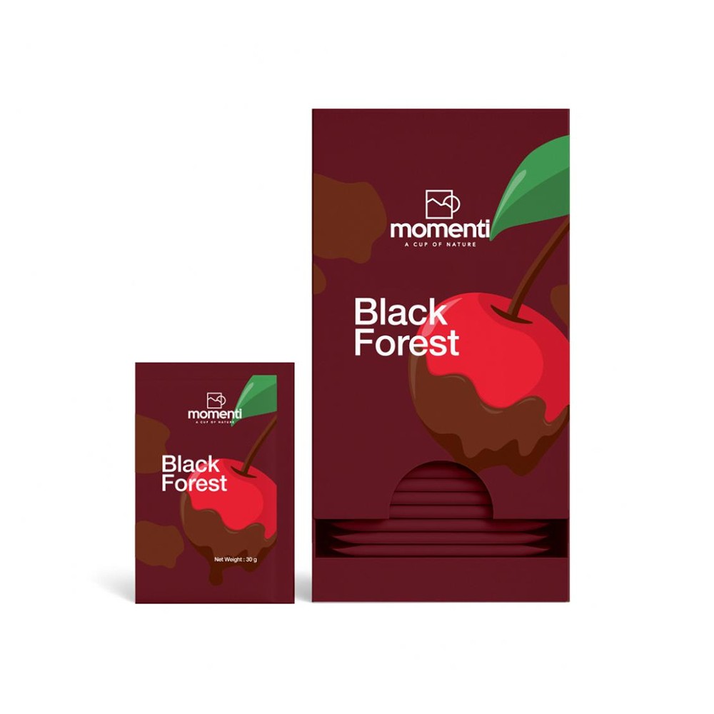 پودر شکلات آلبالو Black Forest Chocolate مومنتی Momenti ا 1050 گرمی