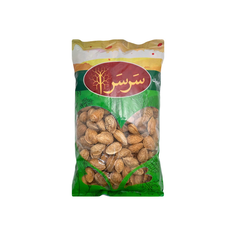 بادام کاغذی بوداده اصفهان سرسرا - 450 گرم