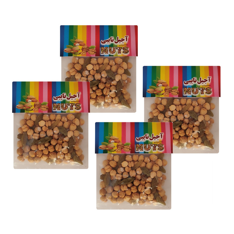 نخود چی شور و کشمش نایبی - 50 گرم بسته 4 عددی