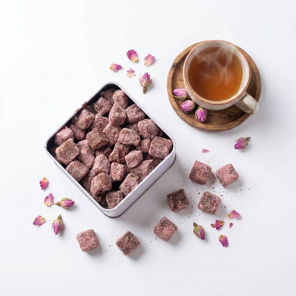 حبه خرما و گل محمدی 300 گرمی