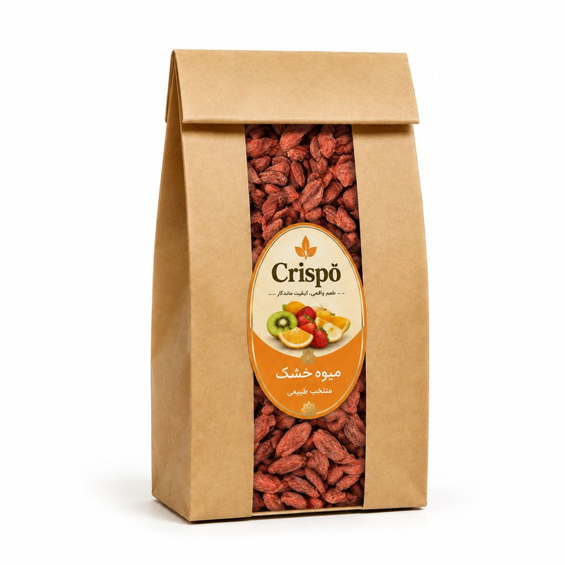 گوجی بری خشک ممتاز کریسپو - 500 گرم