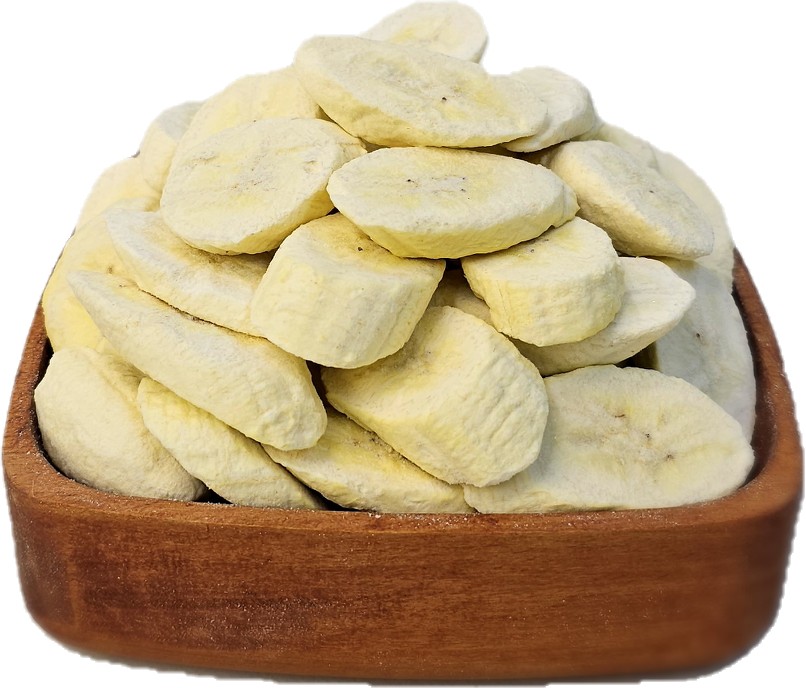 موز خشک پفکی فریزدرایر