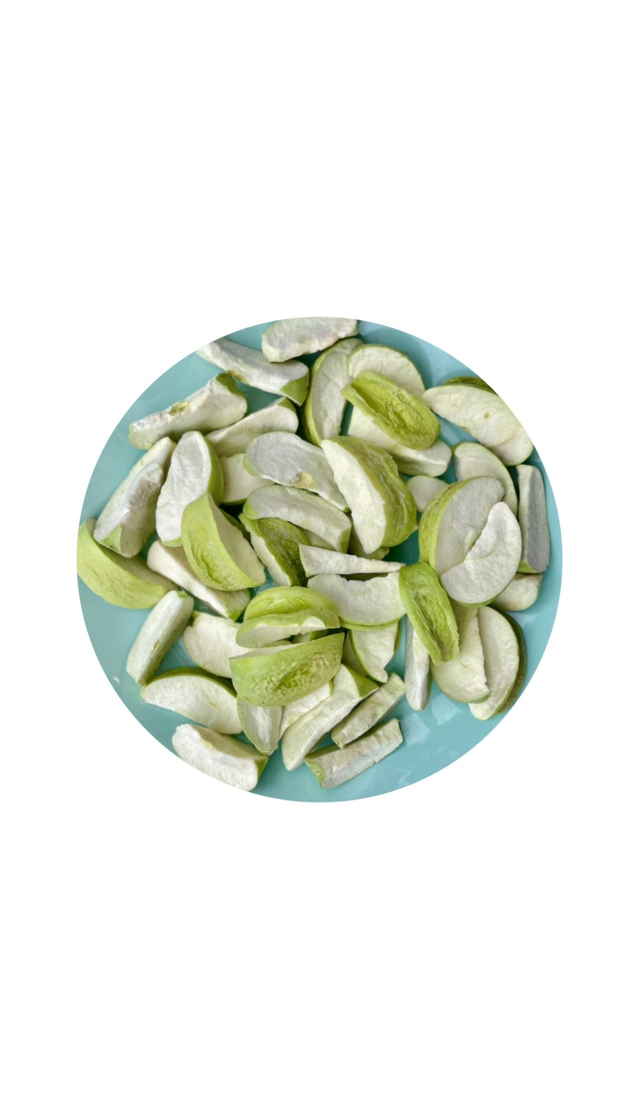 سیب سبز خشک پفکی
