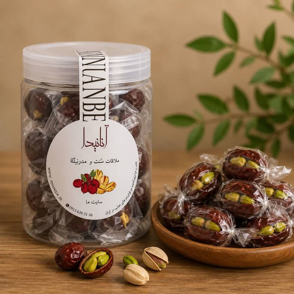 عناب با مغز پسته