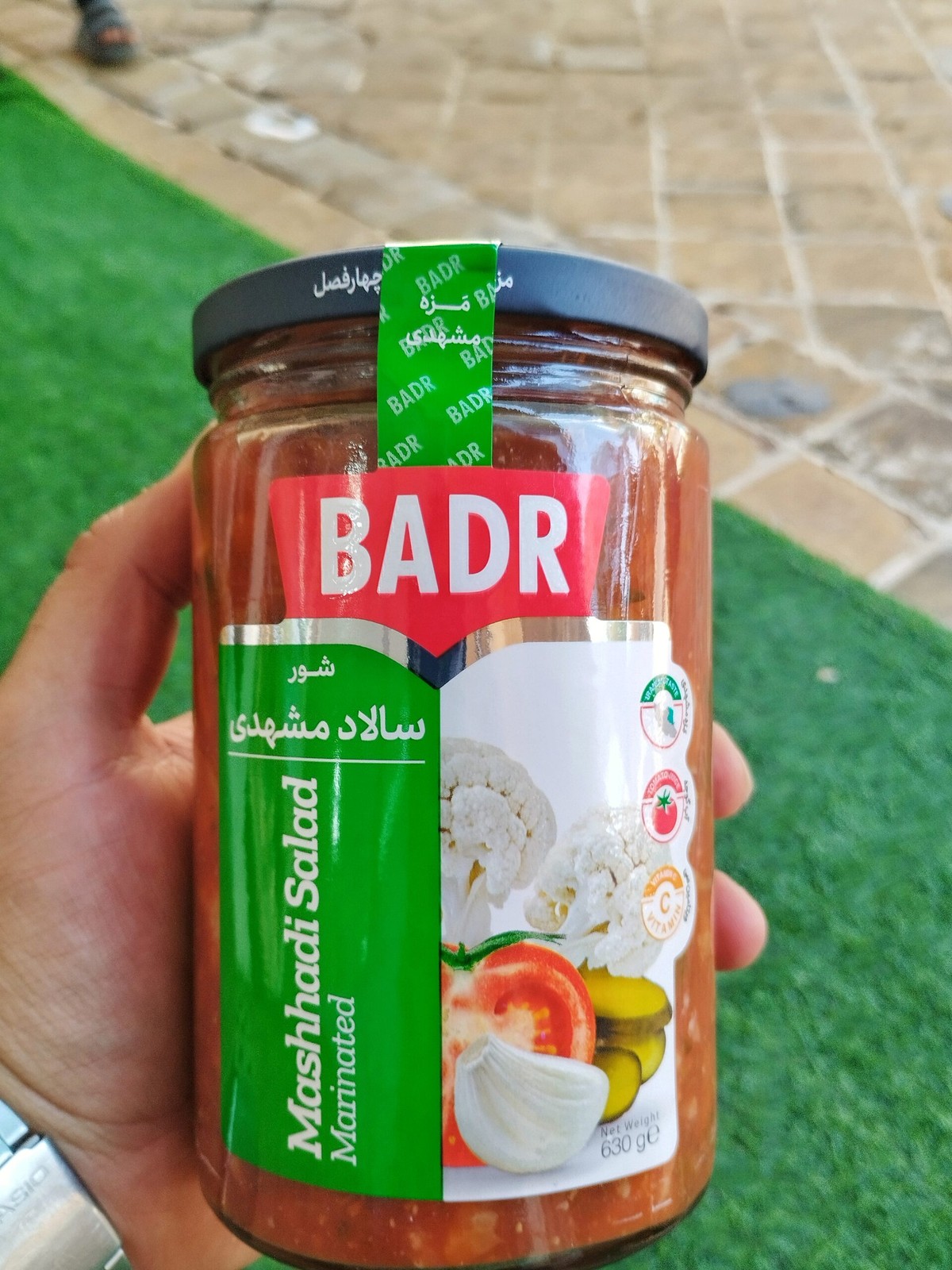 شور سالاد مشهدی-630 گرم-آب گوجه