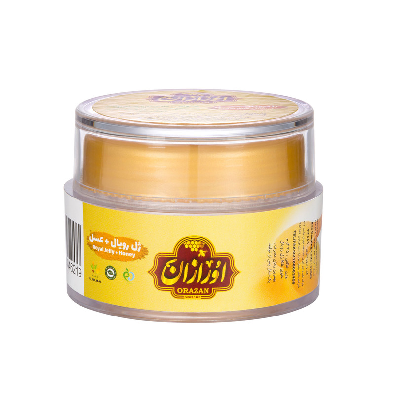 ژل رویال و عسل ارگانیک اورازان - 25 گرم
