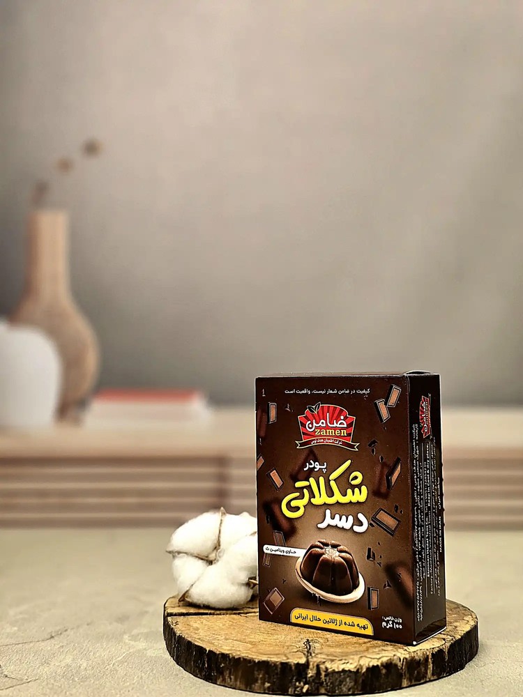 دسر شکلاتی جعبه ضامن