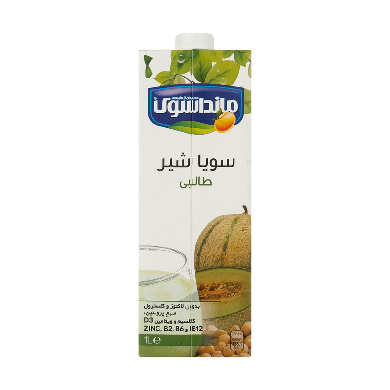شیر سویا مانداسوی با طعم طالبی - 1 لیتر
