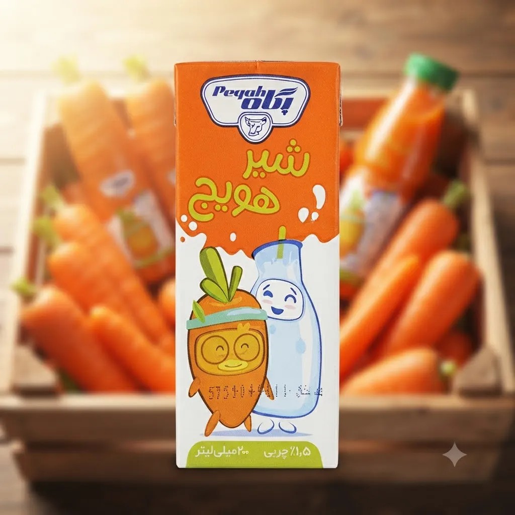 شیر وانیل 200میل پگاه