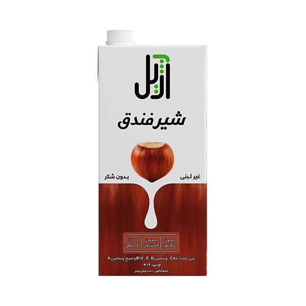 آژیل شیر فندق پاکتی 1ل