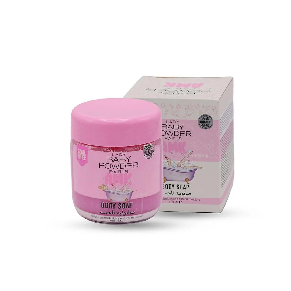 صابون حمام کاسه ای baby powder amk I