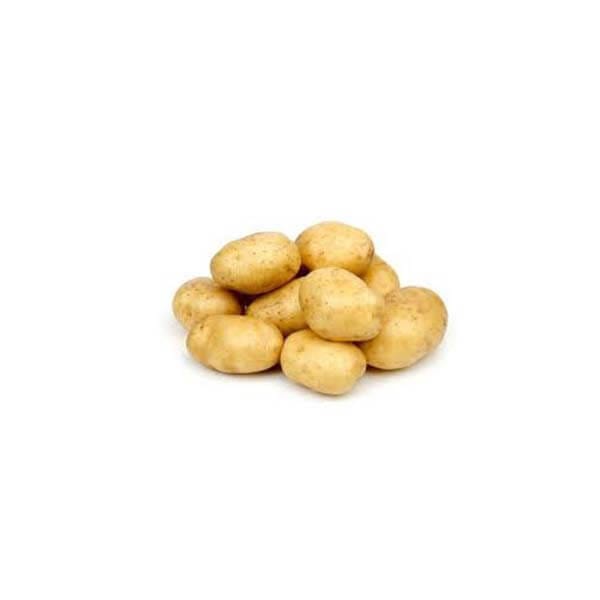 سیب زمینی درشت در سبد 5 کیلوگرمی