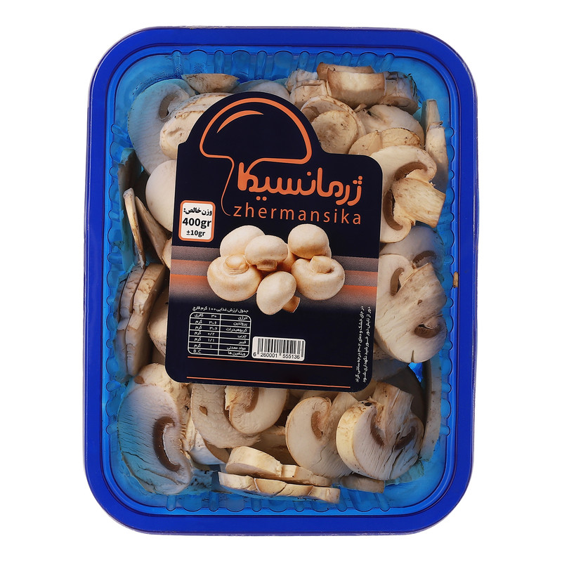 قارچ دکمه ای ورقه ای ژرمانسیکا - 400 گرم
