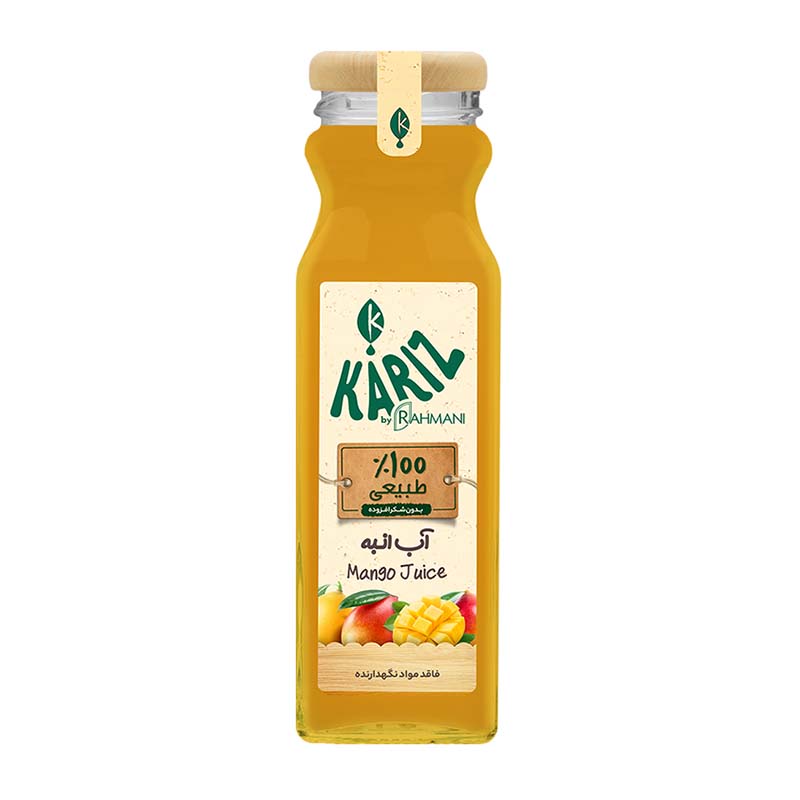 آب انبه 100% طبیعی 200cc کاریز