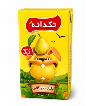 آبمیوه 125میل به گلابی تکدانه