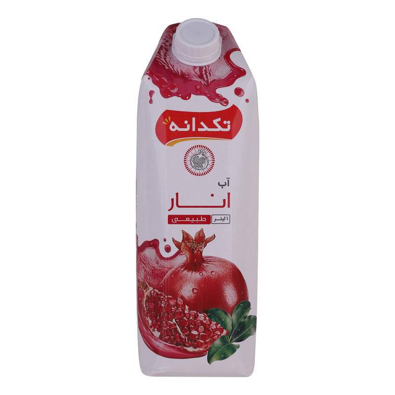 آب انار تکدانه حجم 1 لیتر