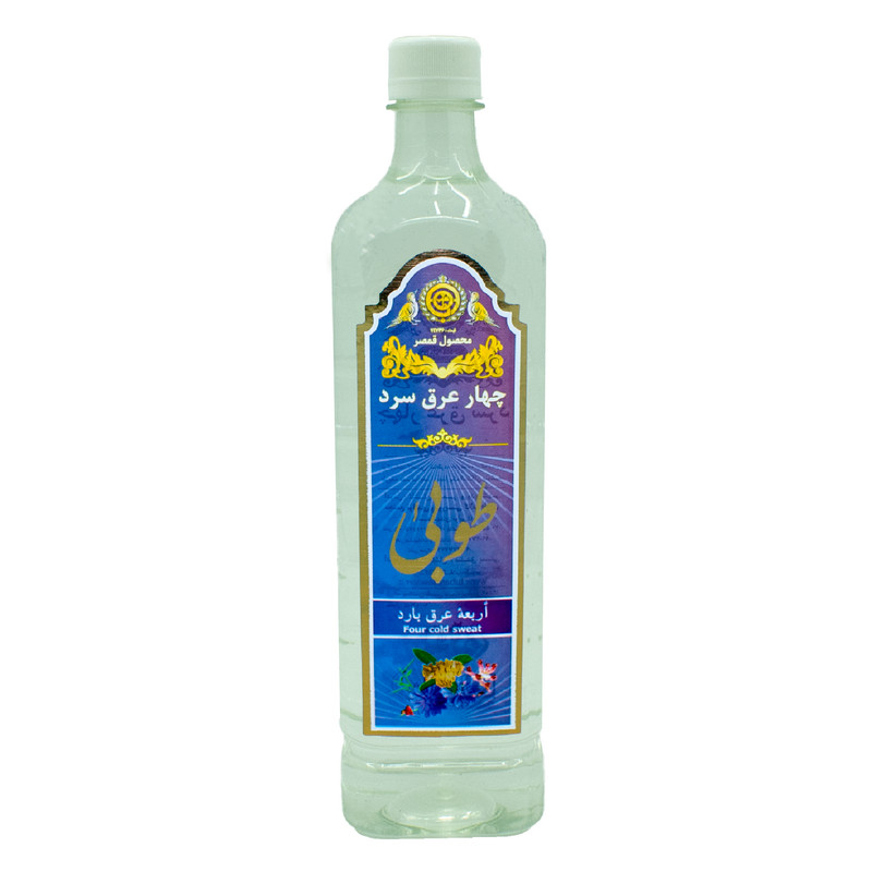 عرق چهار عرق سرد گلاب طوبی - 1لیتر