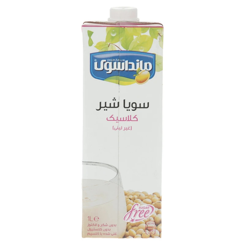 شیر سویا غیر لبنی کلاسیک مانداسوی - 1 لیتر