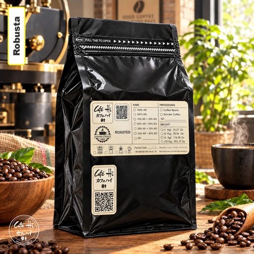 قهوه 100 روبوستا – چری AA