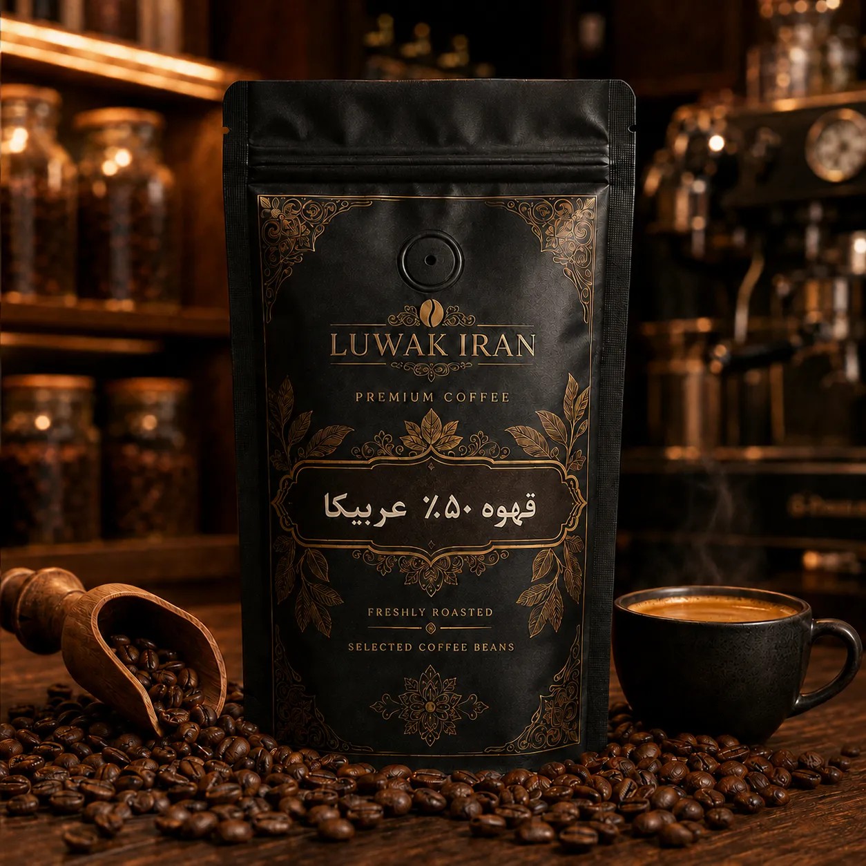 خریدقهوه ۵۰ درصد عربیکا؛ ترکیب متعادل عربیکا