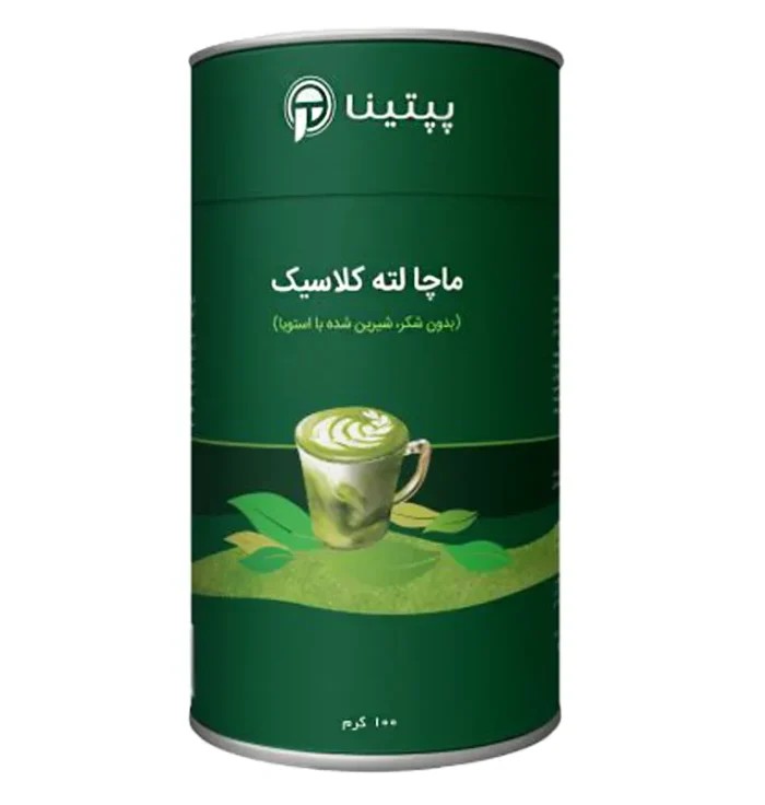 پودر ماچا لته کلاسیک قوطی 100 گرمی