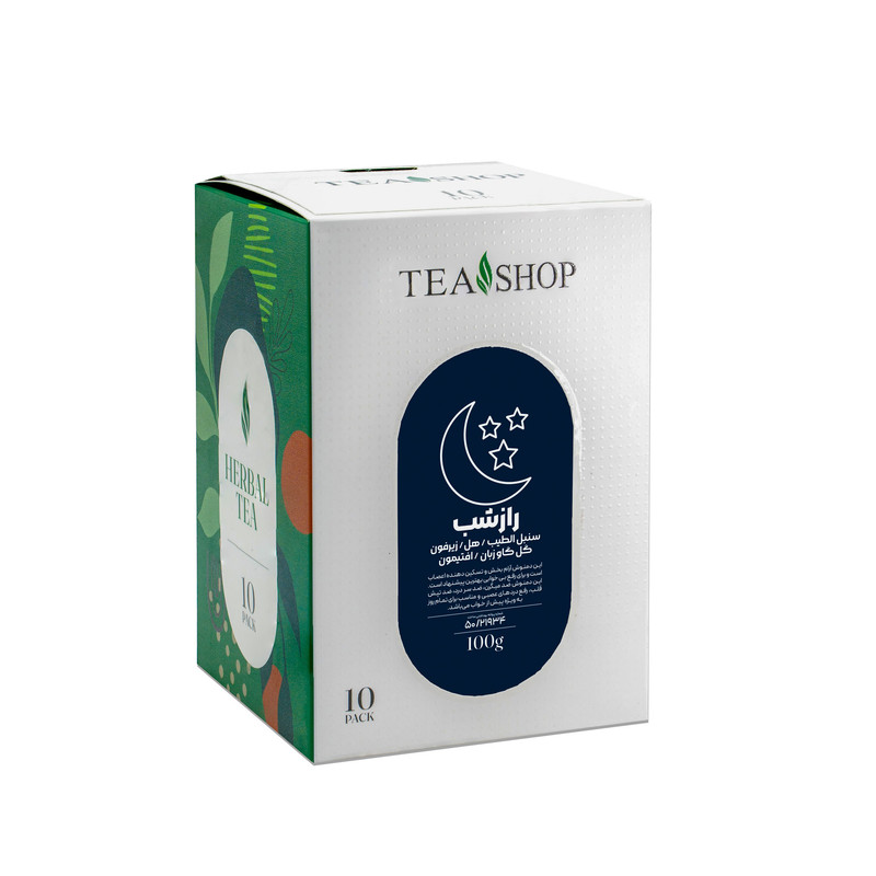 دمنوش آرام بخش رازشب تی شاپ - 100 گرم