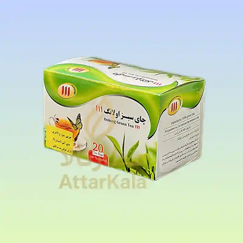دمنوش چای سبز اولانگ تی 111 بگ