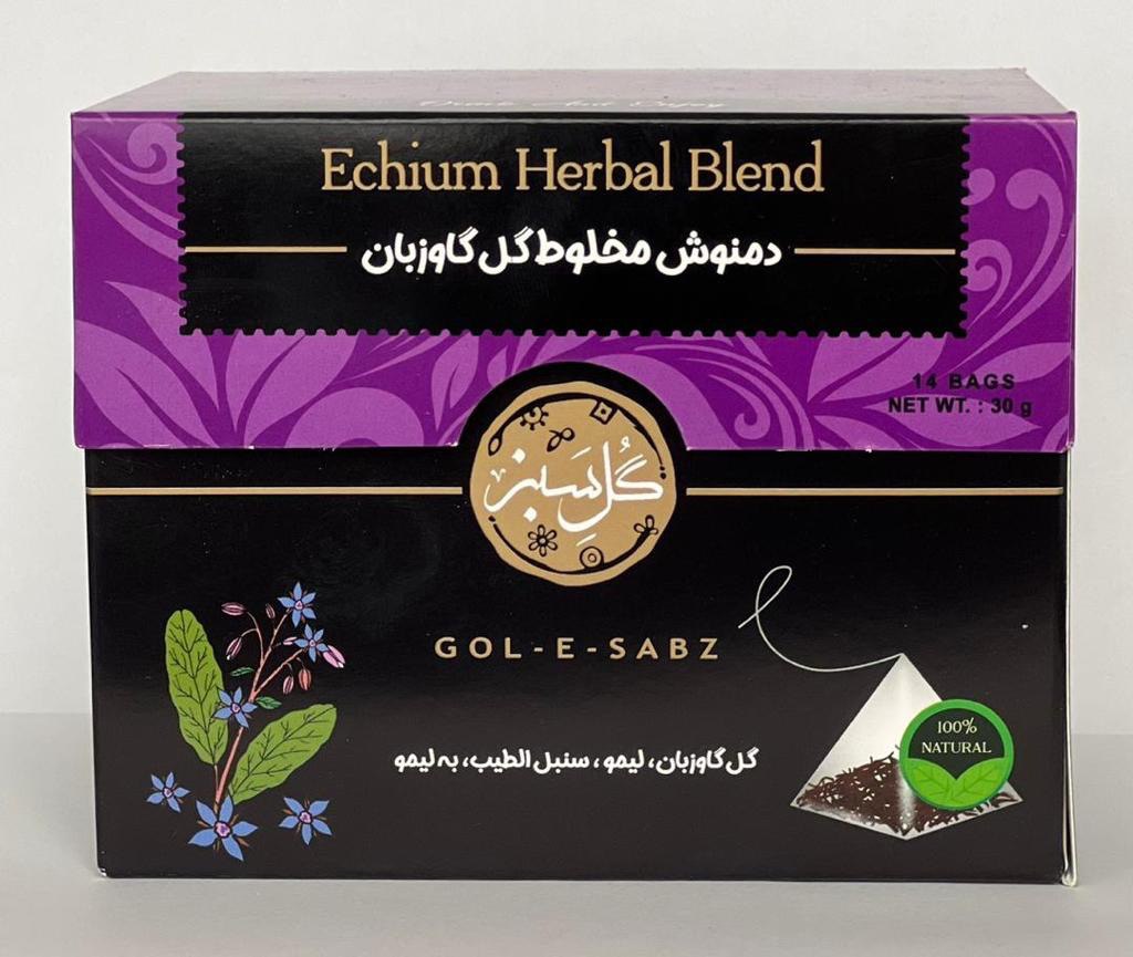 دمنوش گل گاوزبان گل سبز