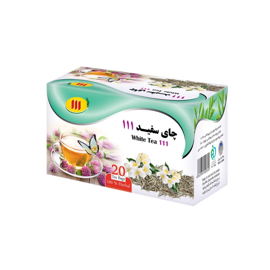 دمنوش چای سفید (شرکت ۱۱۱) ۲۰ عددی