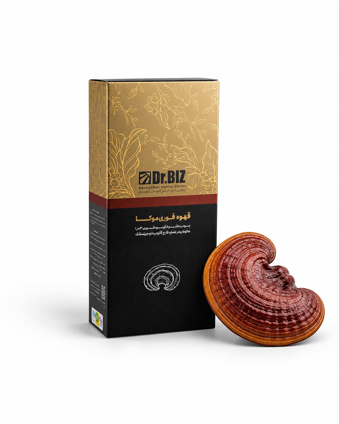 قهوه موکا با قارچ گانودرما 20 عددی
