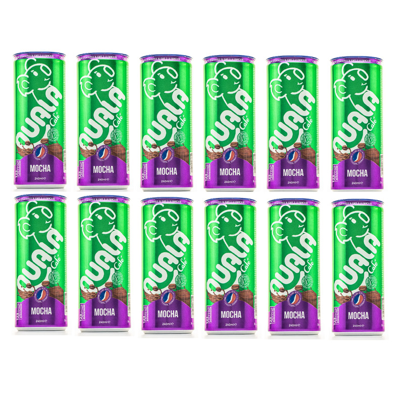 آیس کافی طعم موکا  کوالا - 240 گرم بسته 12 عددی