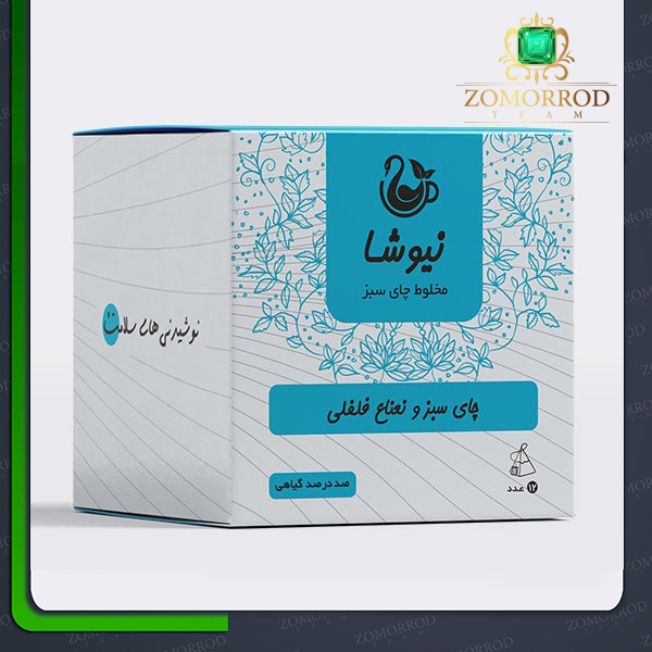 چای سبز و نعنا فلفلی نیوشا