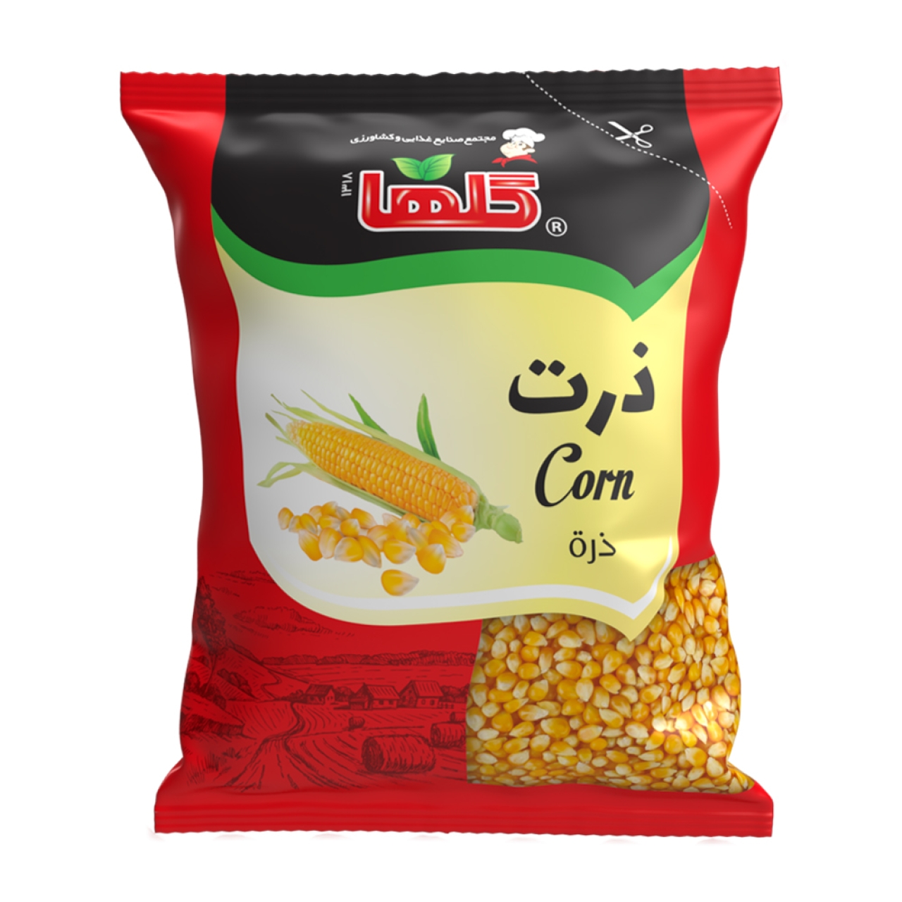ذرت گلها حجم 200 گرم – سلفون