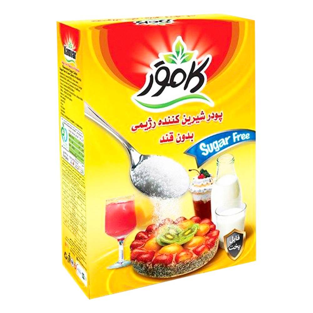 کامور پودر شیرین کننده بدون قند 200گرم