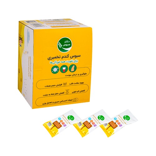 پودر سبوس گندم تخمیری دکتر سبوس 30 ساشه 15 گرمی