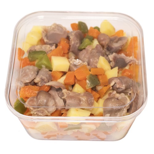 خوراک سنگدان مرغ پت (سگ و گربه)