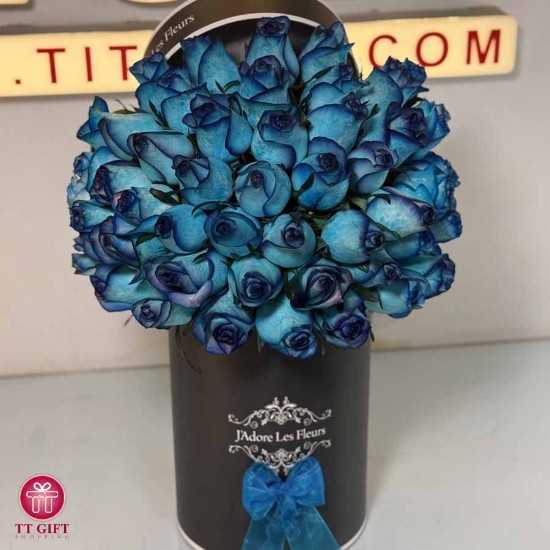 Tabnak blue Rose Flower Box