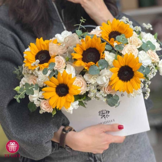 shima Economic Sunflower and Flower Box