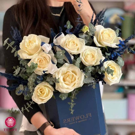 Jhiwar rose Flower Box