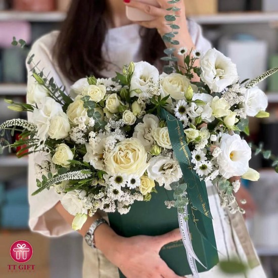 Mahsima Rose and Chamomile Flower box