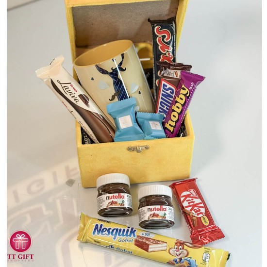 Zaniyar economic gift package of mug and chocolates